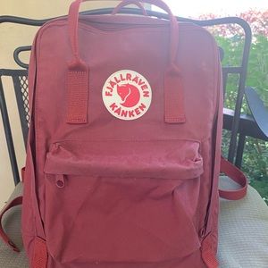 Fjallraven Kanken red backpack